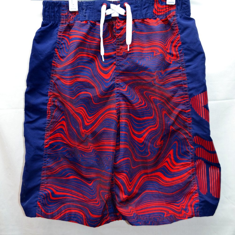 Fila Swim Trunks Men's Size Large Navy/Red 14/16